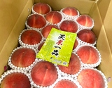 糖度13度以上『天果一品もも（品種：あかつき）』 福島県産 約2.3kg（8〜10玉）簡易箱 ※常温