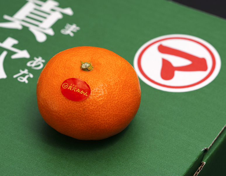 JAにしうわ『小玉 真穴みかん』 愛媛県産 2Sサイズ 約3kg 産地箱