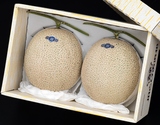 『大玉マスクメロン』静岡県産 白 2玉 計約3.6kg 化粧箱 風袋込 ※常温