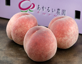あかるい農園 『幸茜』山梨県産 もも 約2kg（5〜7玉）風袋込み 化粧箱 ※常温
