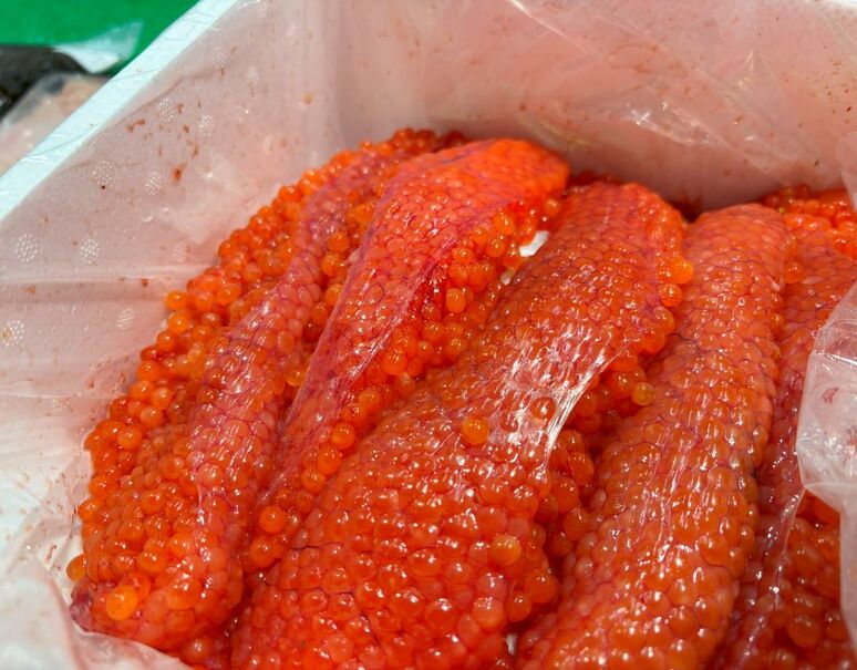 生筋子』北海道産 約500g（目安として2〜3腹） ※冷蔵 山治｜豊洲